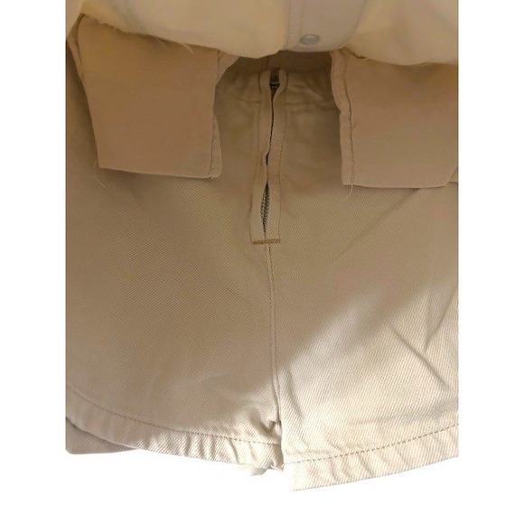 Free People We The‎ Free Midnight Sun Khaki Button Front Mini Skort Size 27 - Picture 3 of 11